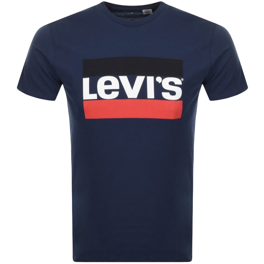 Alternative Image for ProductLevis Crew Neck Sportswear T Shirt Blue1